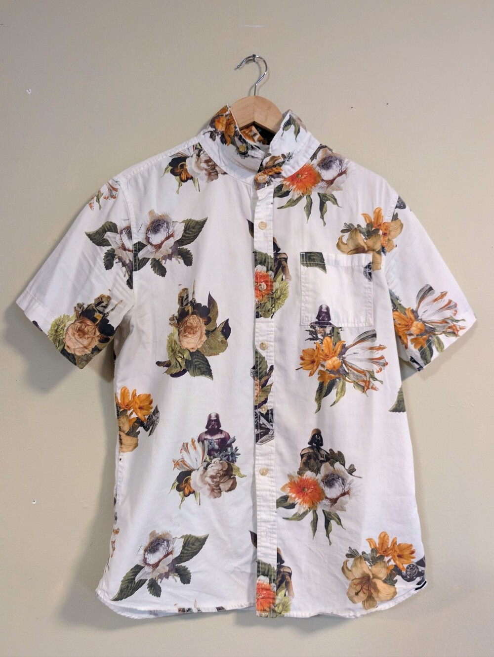 Star Wars Hawaiian Button-Up Shirt
